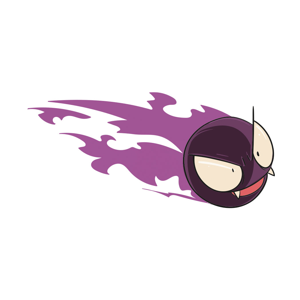 Naklejka Gastly Comet — prawy