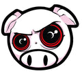 Naklejka Bad Pig