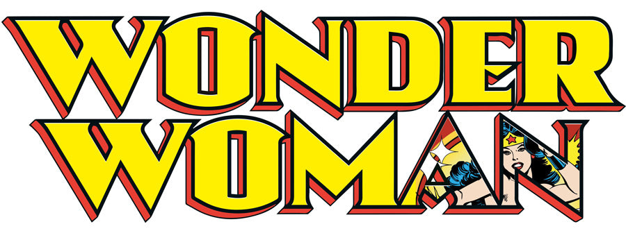 Naklejka Wonder Woman — napis